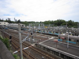 伊豆高原駅 車庫