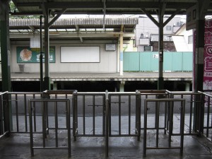 秩父鉄道御花畑駅 臨時改札