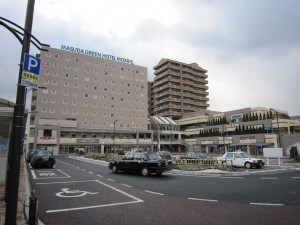 JR山陰本線 益田駅 駅前ロータリー