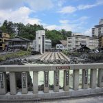 草津温泉 湯畑 上から