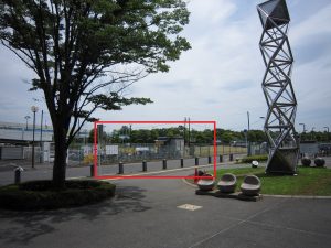 舞浜ユーラシア 舞浜駅北口からのバス待ち合わせ場所