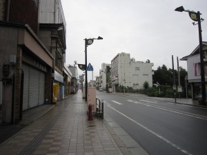 新庄市内 駅前通り