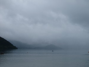田沢湖 遊覧船乗り場周辺より