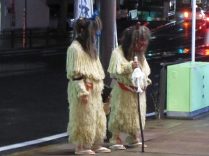 なまはげ 秋田市内にて