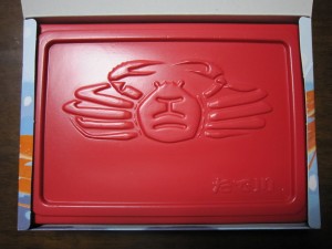 城崎のかにずし お弁当箱もカニです