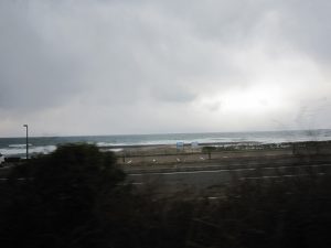 JR山陰本線 益田~長門市 今日も日本海がきれいです