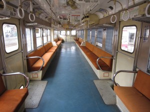 小湊鉄道 キハ206 車内 昭和の時代にタイムスリップした感じです