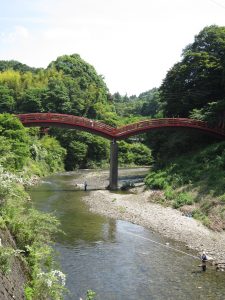 養老川 出世観音へ行く観音橋です