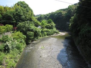 養老川 出世観音への途中の観音橋で撮影