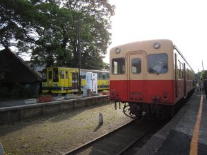 小湊鉄道といすみ鉄道との乗換駅 上総中野駅 全景