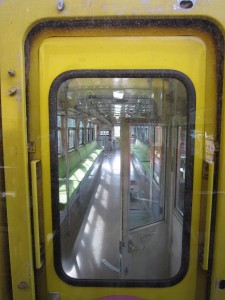 いすみ鉄道 レールバス 車内 できればクロスシートが欲しかったですね