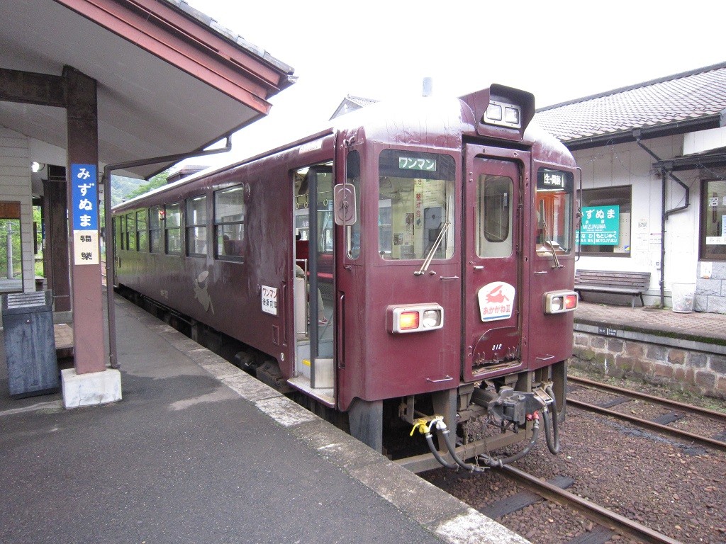 わたらせ渓谷鉄道 水沼駅 間藤方面行ホーム