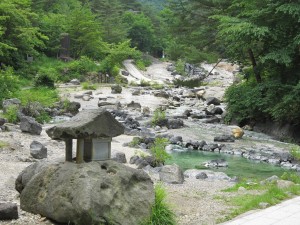 草津温泉 西の河原公園 全景