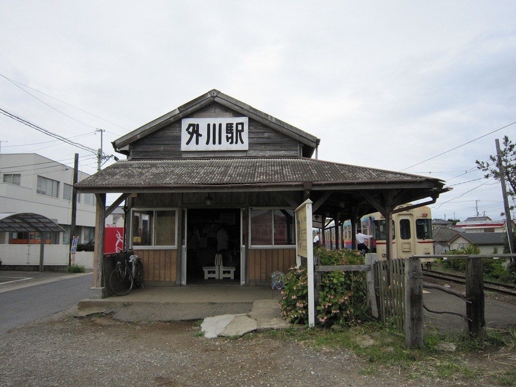 銚子電鉄 外川駅 味のある駅舎