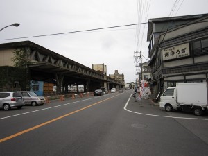銚子魚市場 ここに飲食店が並んでいます