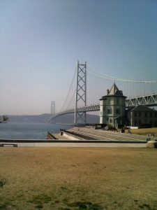 明石海峡大橋 舞子公園より