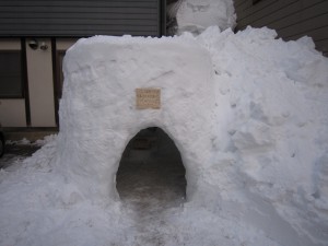 かまくら 野沢温泉にて