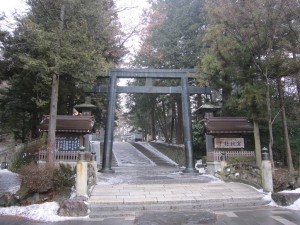諏訪神社 下社秋宮 鳥居