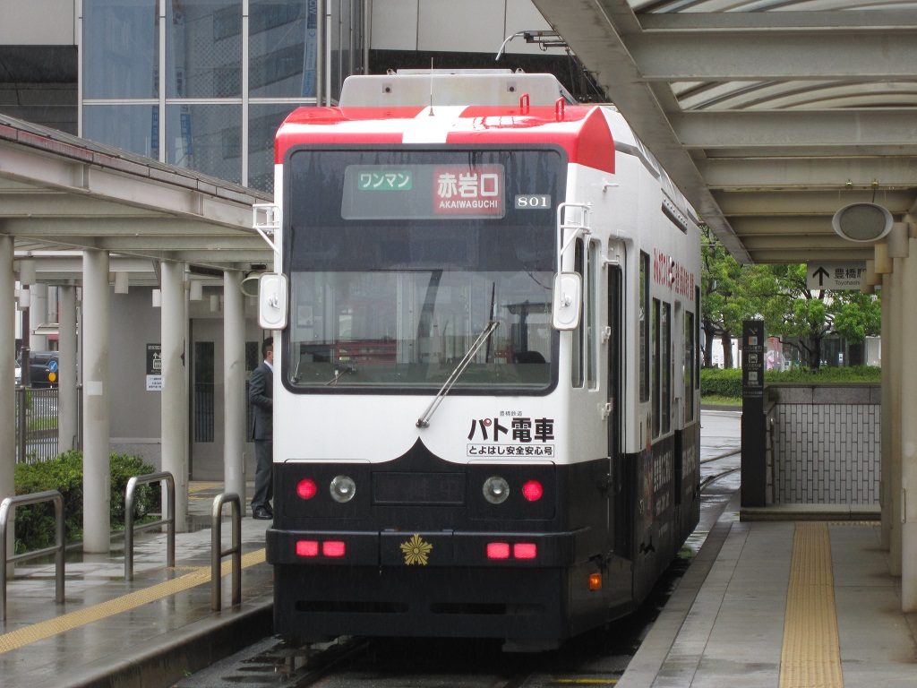 豊橋鉄道 市内線 豊橋駅 ホーム