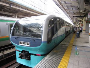 スーパービュー踊り子号 東京駅にて 全車指定席で、立席特急券の販売はありません