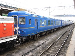 寝台特急 日本海 はるばる大阪から到着