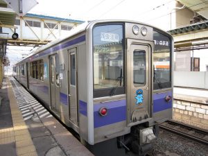 青い森鉄道 青い森701系 浅虫温泉駅にて