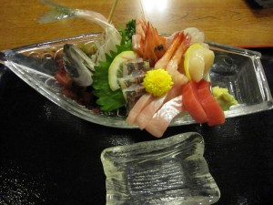 お刺身定食 銚子魚市場でいただきました