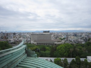 名古屋城 天守閣から見た名古屋市街
