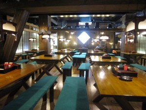 こんぴらさんで食べたさぬきうどん 店内