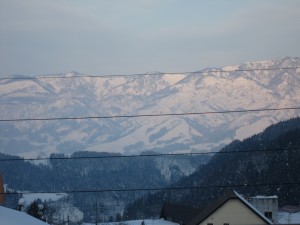 雪山 野沢温泉にて その1
