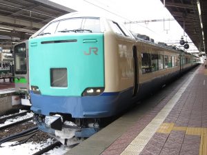 JR東日本 485系3000番台 特急いなほはこの車両でした 新潟駅で撮影
