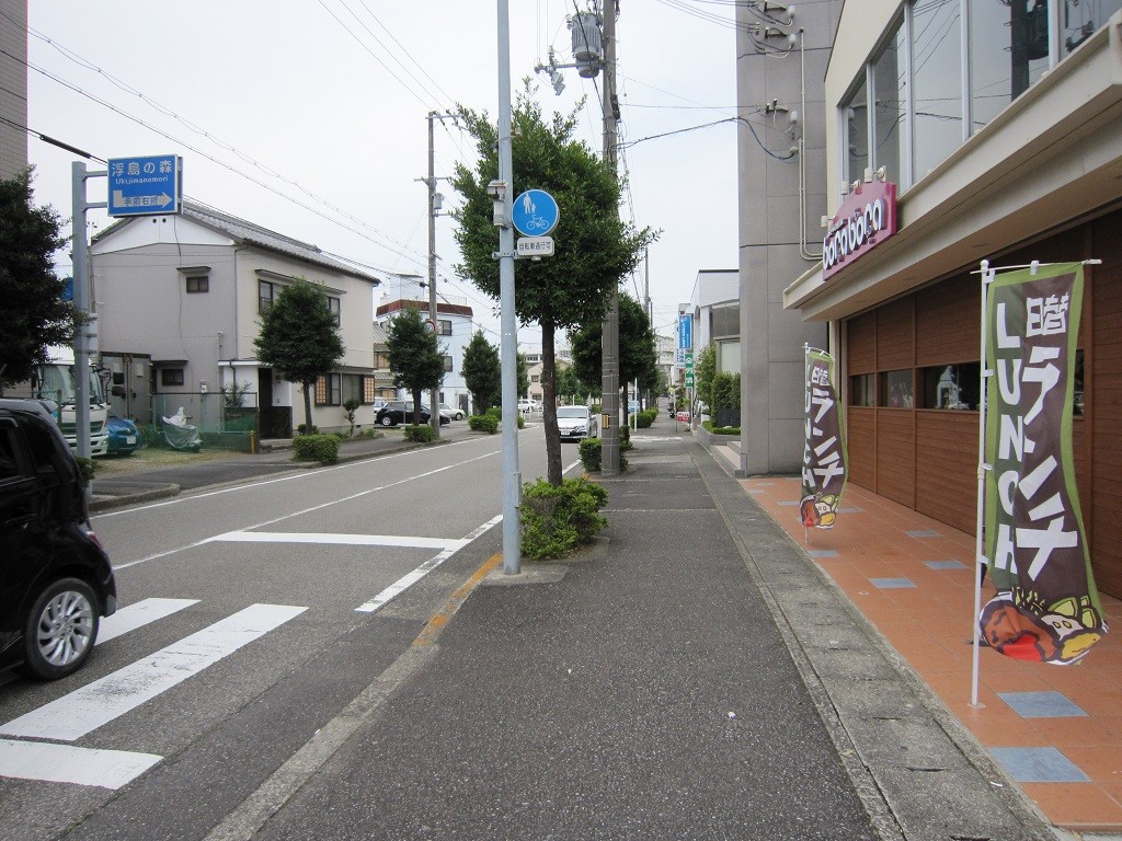 新宮市 市街地 浮島の森のすぐ近く