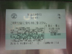 休日おでかけパス