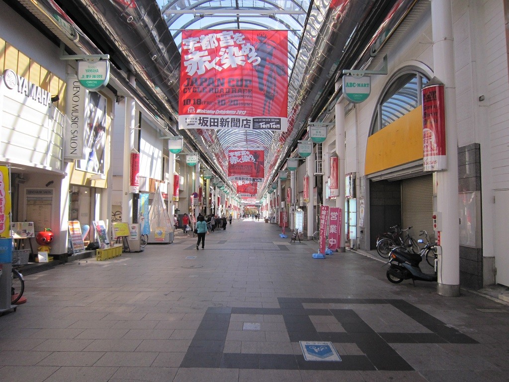 オリオン通り 宇都宮の中心にある商店街です