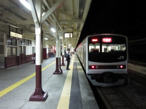 JR東日本205系 メルヘン顔 JR日光線日光駅にて