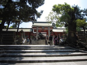 住吉大社 本殿入口