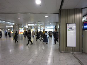 京王新線 都営新宿線 新宿駅 改札口