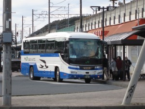 JR鹿島線 鹿島神宮駅 東京駅行き高速バス乗り場