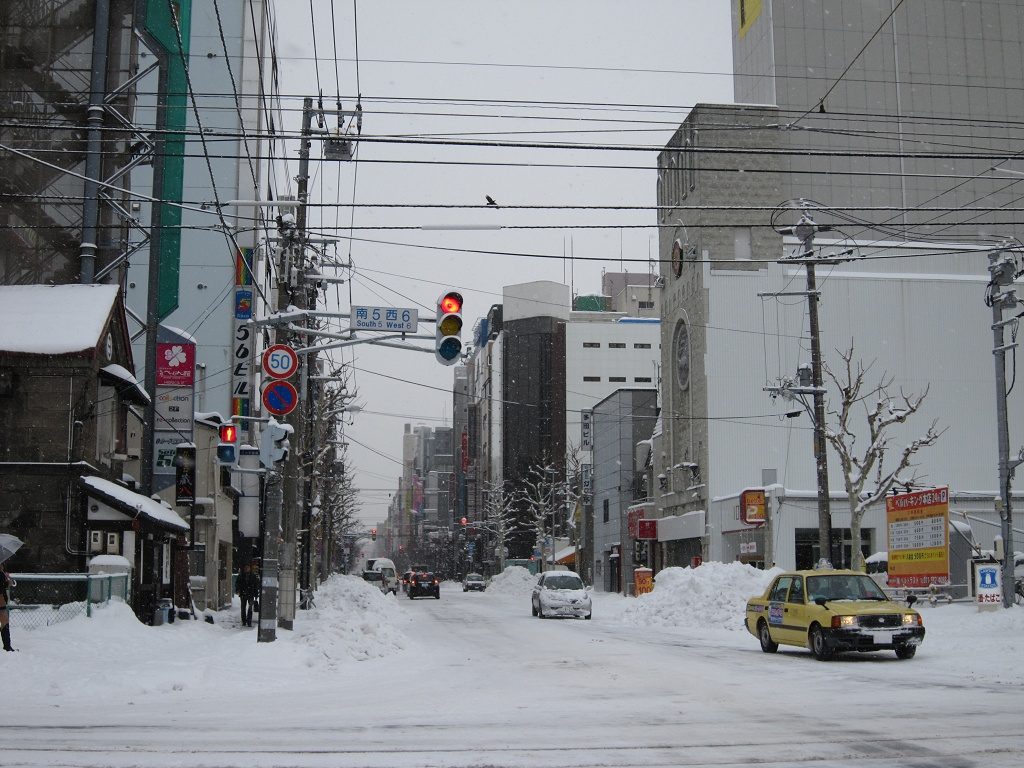 札幌市 南5条西6丁目交差点