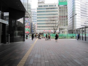 JR東海道新幹線 東京駅 八重洲北口を外へ出たところ