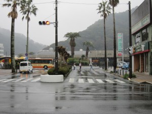 伊豆急行線 伊豆急下田駅 駅舎と駅前ロータリー