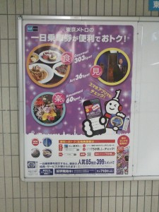 東京メトロ 一日乗車券 ポスター