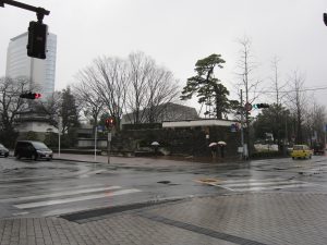 高崎城址 スズランの前の交差点から撮影