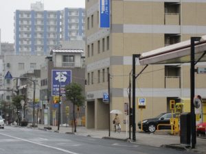 榛名の湯 ドーミーイン高崎 本来ここは商店街なのに、周りは駐車場だらけです