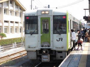 キハ110系 前面 JR八高線 小川町駅にて