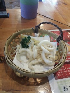 おがわ温泉 花和楽の湯 白魚のから揚げ