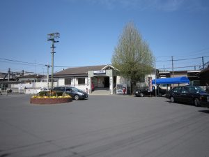 東武東上線 小川町駅 駅前ロータリー