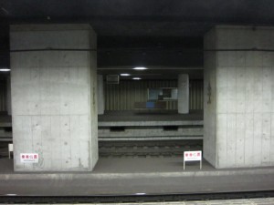 京成電鉄 東成田線 東成田駅 閉鎖された成田空港駅時代の特急・スカイライナー用ホーム
