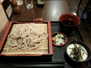 宮沢湖温泉 喜楽里 別邸 とろろそば そば処 玄水庵にて