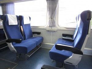 西武鉄道10000系 特急レッドアロー ちちぶ号 シート 側面から撮影